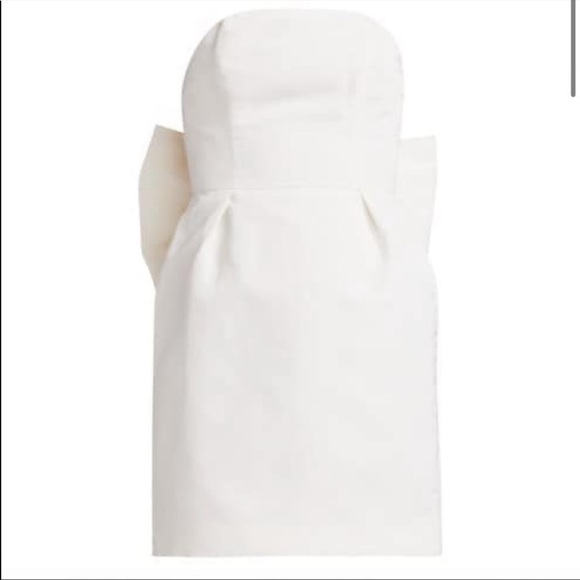 Alexia María Silk Faille Bow Back Mini Dress - Picture 4 of 11